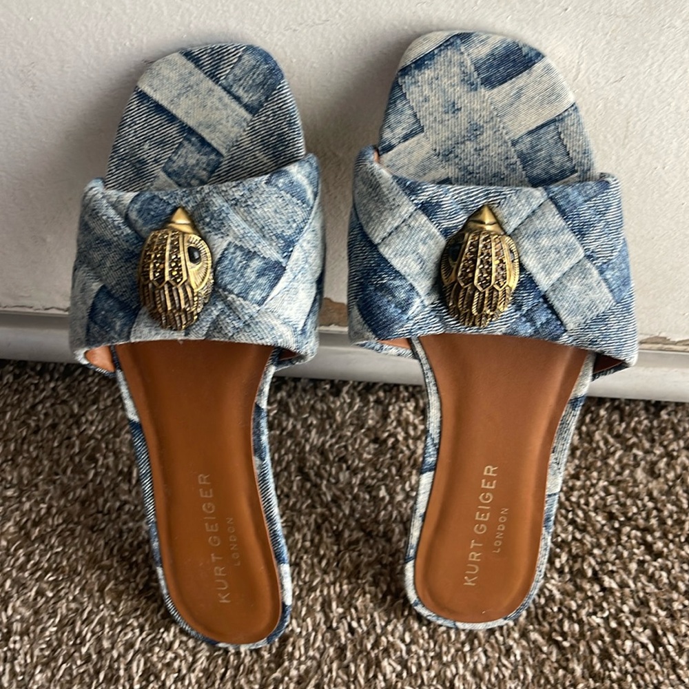 Kurt Geiger flats one time used still in perfect condition